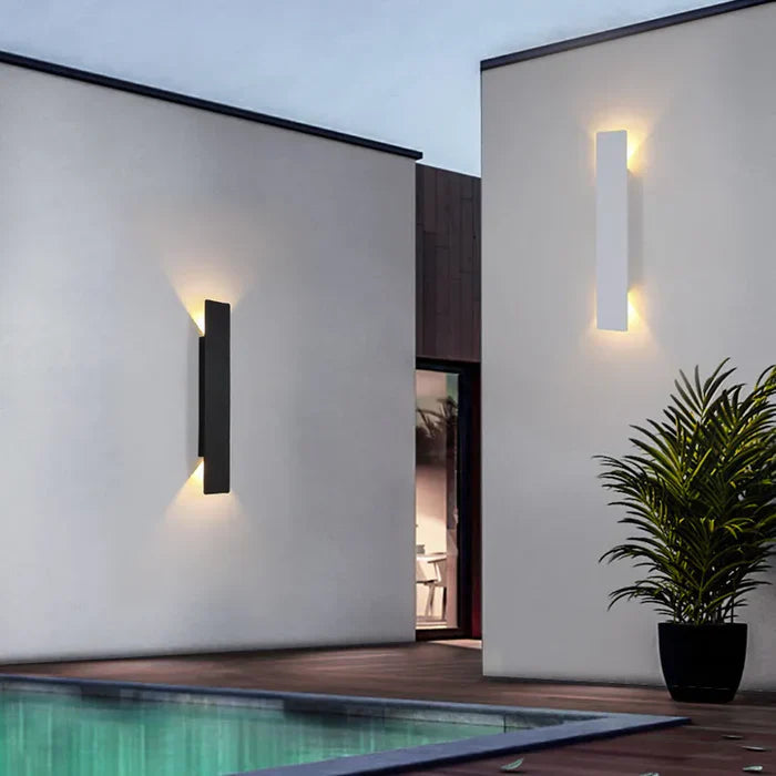 Weather-Resistant Modern Outdoor Wall Lamp – Stylish Aluminium Exterior Wall Light for Garden and Patio