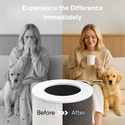 Mini HEPA Air Purifier – Quiet, Compact, for Bedroom & Office