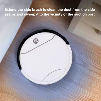 Smart Robot Vacuum Cleaner 3-in-1 Sweep, Mop & Suction – Slim Auto Recharge Floor Cleaner