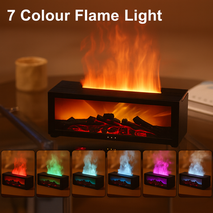 Mini Flame Humidifier – LED Flame Effect Aroma Diffuser