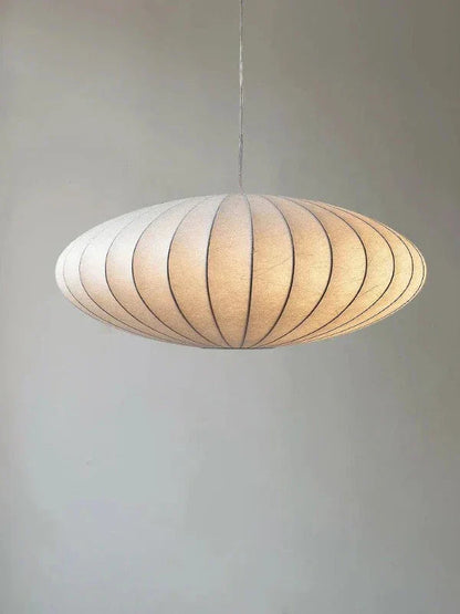 Elegant Silk Pendant Lamp with Crystal Crown – Luxurious Kitchen Pendant Lighting in 30cm, 40cm, 50cm Sizes