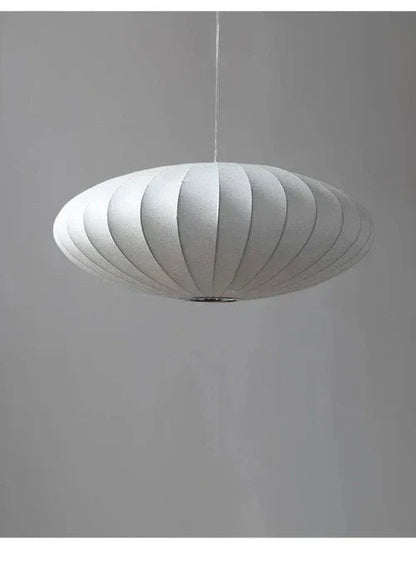 Elegant Silk Pendant Lamp with Crystal Crown – Luxurious Kitchen Pendant Lighting in 30cm, 40cm, 50cm Sizes