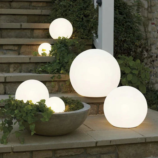 Spherical Solar Garden Light with Remote Control – 16 Colors, Weatherproof LED Outdoor Lights for House