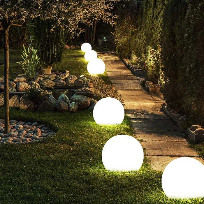 Spherical Solar Garden Light with Remote Control – 16 Colors, Weatherproof LED Outdoor Lights for House