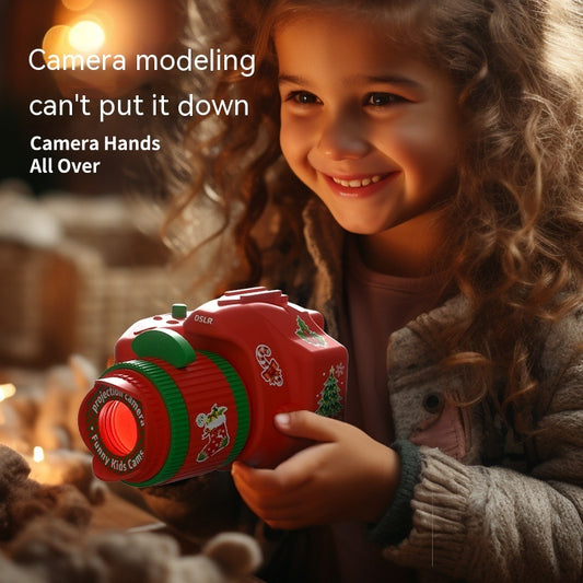 Christmas Kids Projector Camera Toy – 3 Film Slides | Red/Green | Fun Xmas Gift for Children