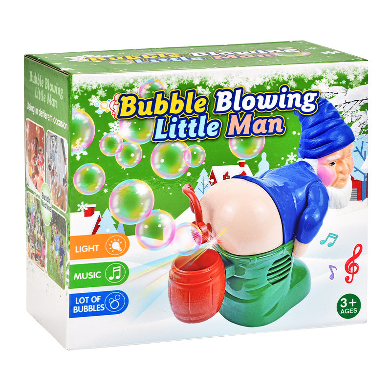 Christmas Santa Bubble Machine Toy – Automatic Bubble Blower with Music & Lights for Kids